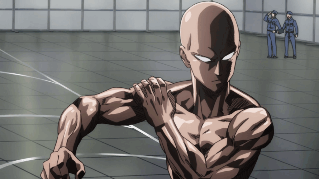 One Punch Man - Saitama is already at his physical peak at the start of the story
