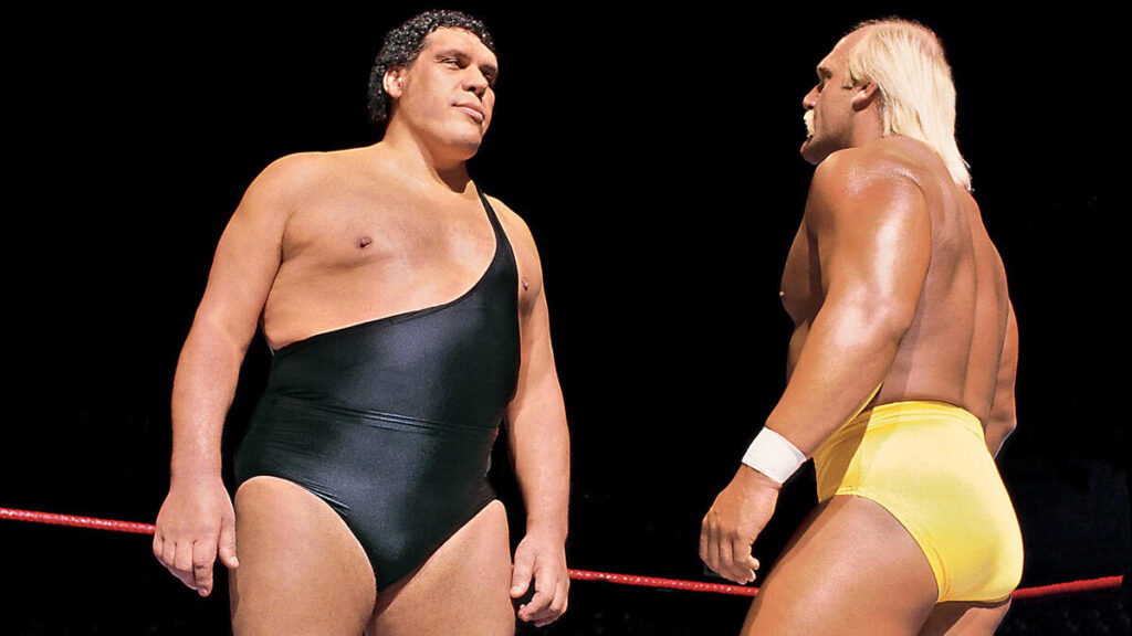 A Real Life Dictator Was Ready to Murder Andre the Giant After Thinking Pro-wrestling Was Real 1 Andre the Giant with Hulk Hogan inside the ring.
