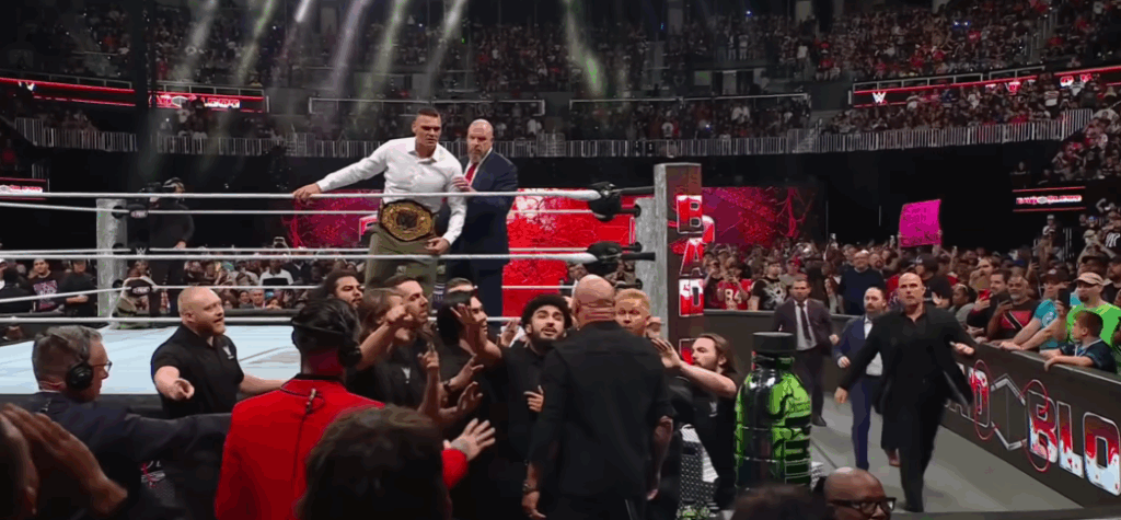 Goldberg couldn't get to Gunther for insulting his family