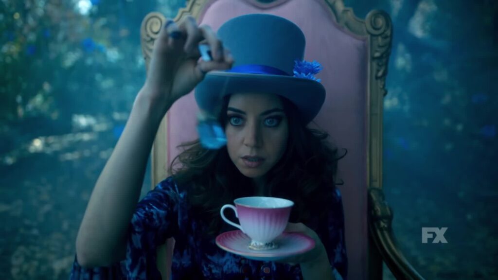 Creator Noah Hawley’s 4 Highly Rated TV Shows You Can Watch While You Wait for ‘Alien: Earth’ 6 Aubrey Plaza staring at a glowy blue mini bottle while holding a cup and saucer