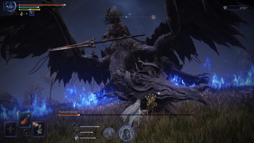 Elden Ring Nightreign Might Have Discreetly Revealed the Nameless King’s Real Name 3 An image showing Nameless King from Elden Ring Nightreign during bossfight.