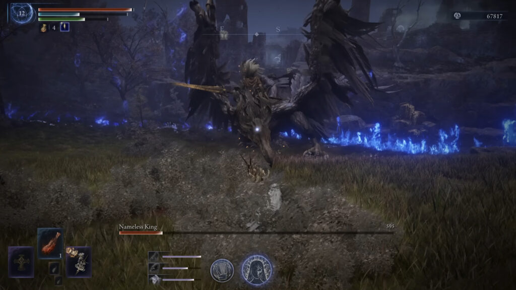 Elden Ring Nightreign Might Have Discreetly Revealed the Nameless King’s Real Name 2 An image showing Nameless King from Elden Ring Nightreign during bossfight.
