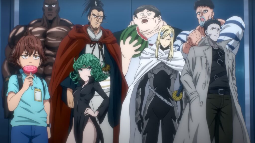 "I felt embarrassed": 'One Punch Man' Creator Hid His Talents Almost His Entire Childhood 4 the heroes in a still from One Punch man season 3 trailer