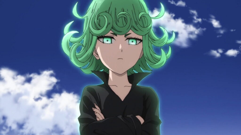 "I felt embarrassed": 'One Punch Man' Creator Hid His Talents Almost His Entire Childhood 5 Tatsumaki is standing with her hands joined in a still from One Punch Man