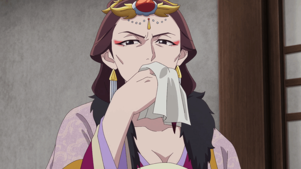 'The Apothecary Diaries' Is Fixing Its Biggest Issue Through Its Latest Arc 7 Shenmei spits Shisui's blood after humiliating her.