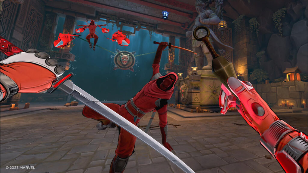 Deadpool’s Return Deserved Chaos and Carnage, Not Just Another VR Experiment 1 The image shows the gameplay of Deadpool VR