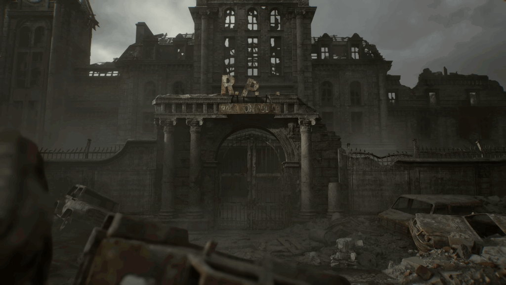 The Raccoon City Police Department destroyed in Resident Evil: Requiem.