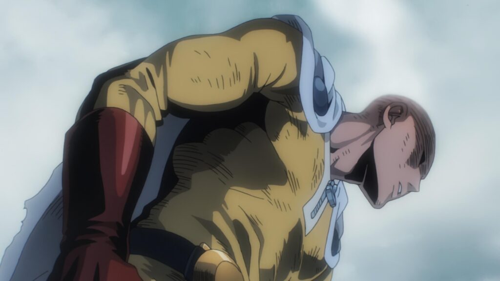 It Took 'One Punch Man' Only 1 Week to Gain Immense Popularity 6 The picture is a low angle shot of Saitama in One Punch Man