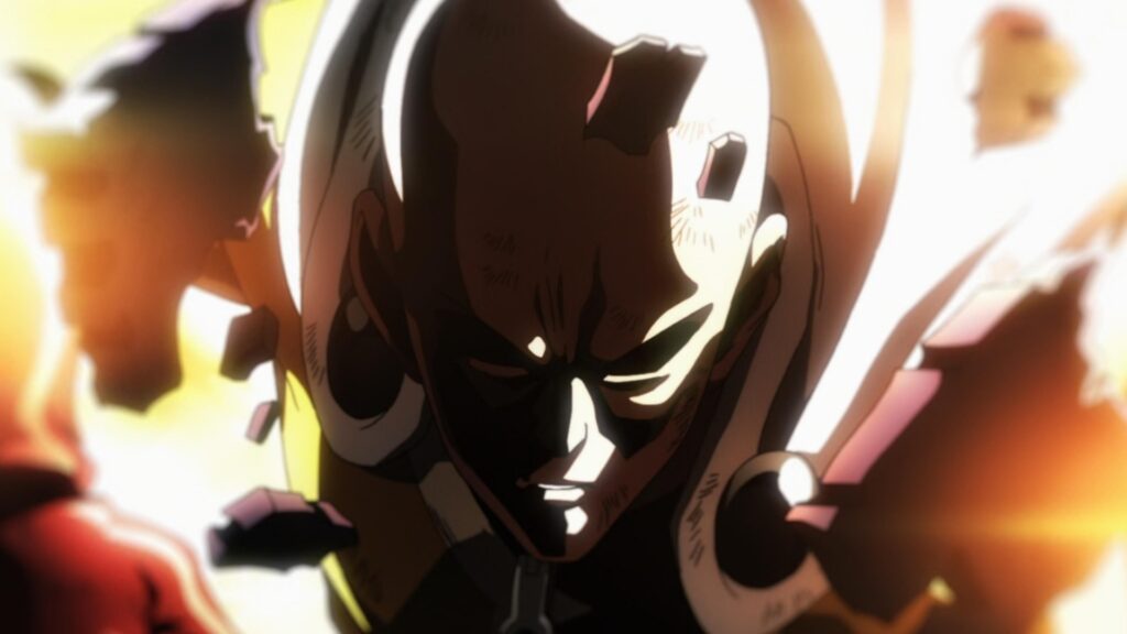 It Took 'One Punch Man' Only 1 Week to Gain Immense Popularity 5 Saitama looks furious and looks fired up in a still from One Punch Man