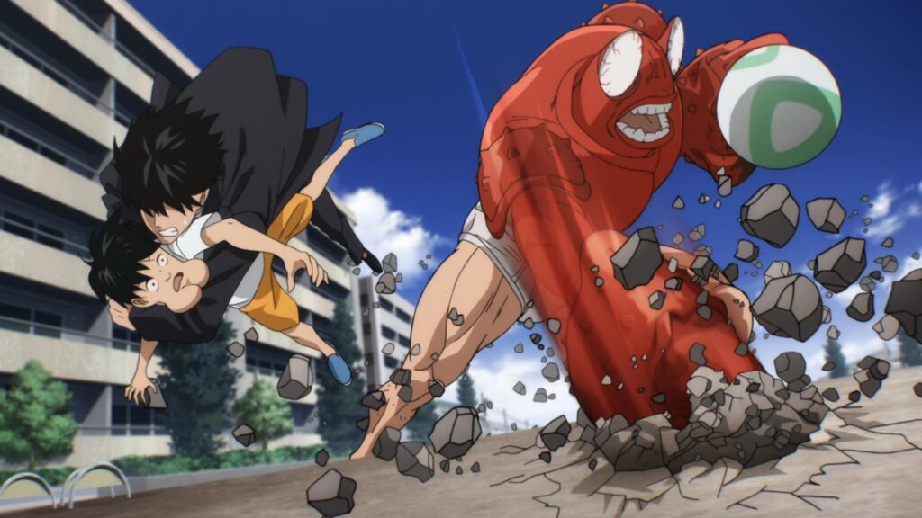It Took 'One Punch Man' Only 1 Week to Gain Immense Popularity 1 A huge crab monster can be seen throwing a punch and Saitama saves a kid in One Punch Man