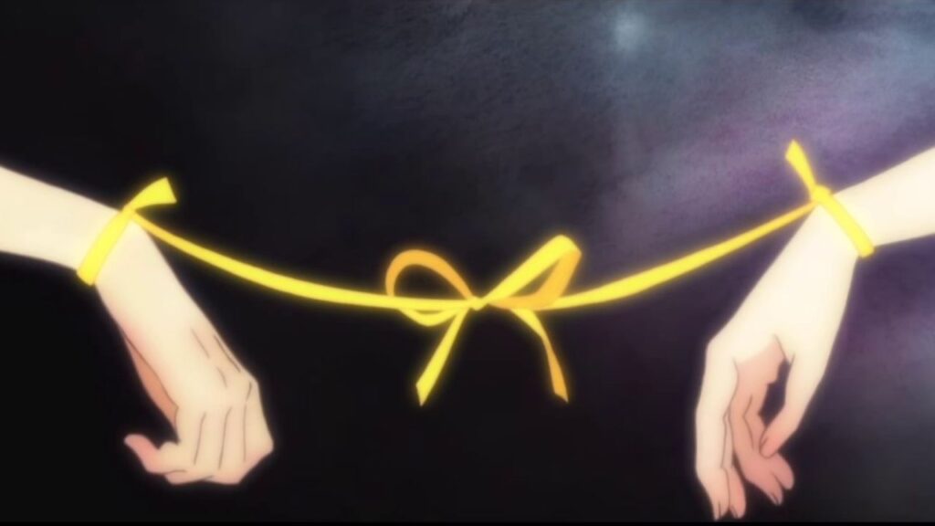 5 Best Yaoi Anime to Watch This Pride Month 7 The string of fate tying the characters together in Doukyusei