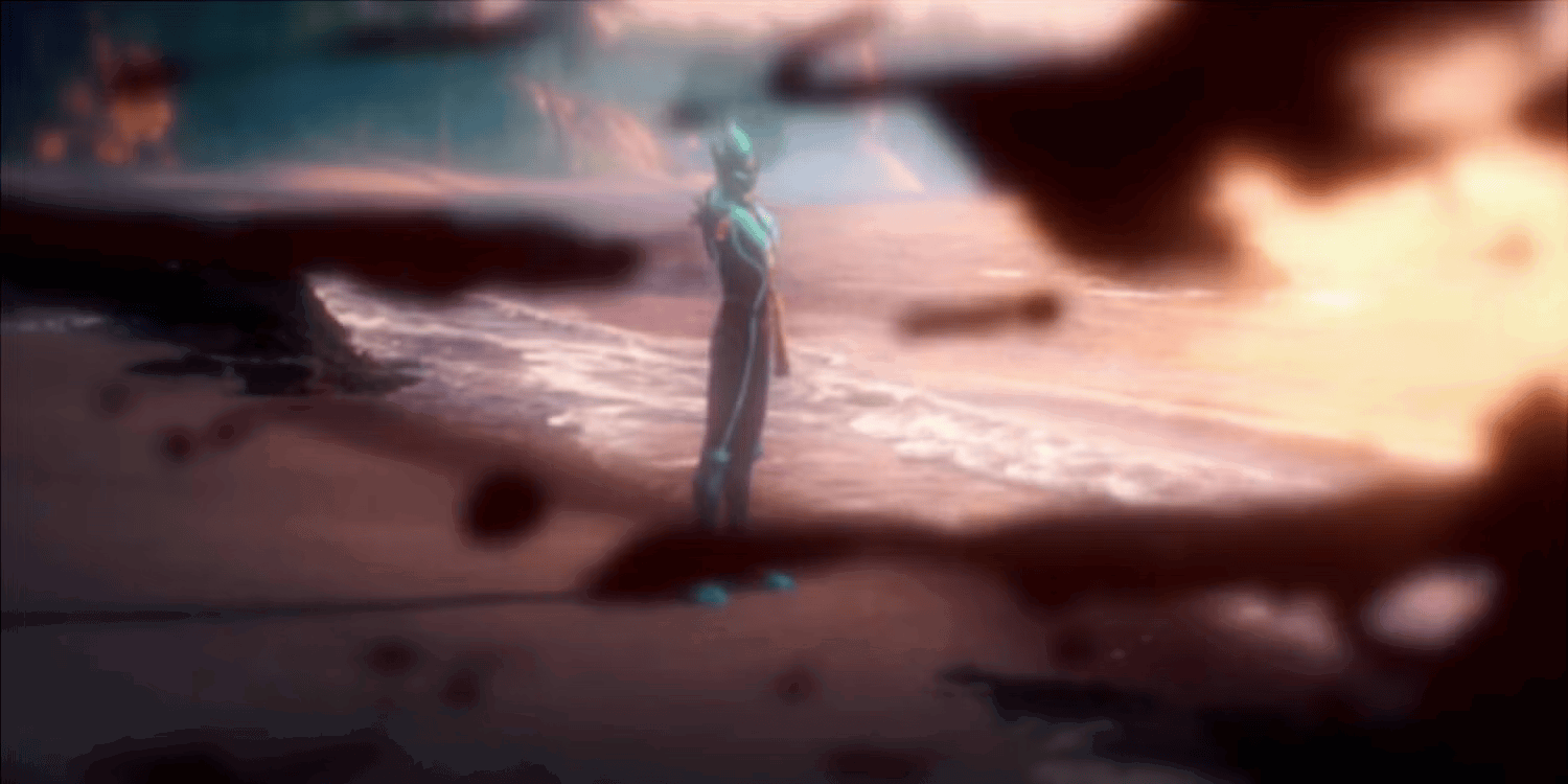 ‘To Be Hero X’ Thrives in Literally Breaking Its Own Tropes to Stand Out 4 E-Soul kills Moon in To Be Hero X.