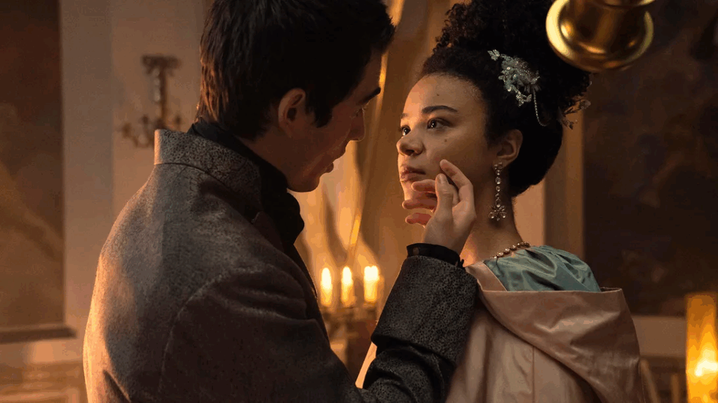 Queen Charlotte Could’ve Been Iconic if It Didn’t Butcher Bridgerton Lore for Royal Melodrama 1 A scene from Queen Charlotte: A Bridgerton Story