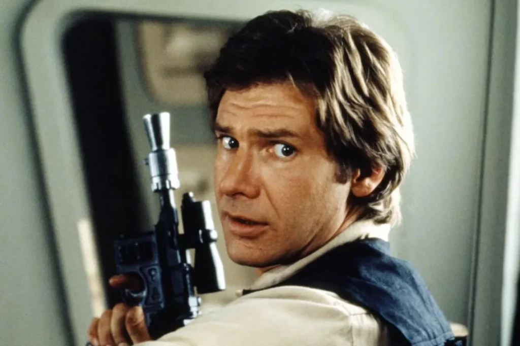 Al Pacino Turned Down Han Solo for Confused Mentor, Luckily Harrison Ford Cashed in Instead 5 Harrison Ford poses with his ray gun