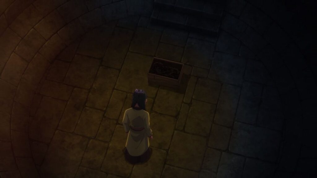 Jinshi Made a Surprise Appearance in 'The Apothecary Diaries' Season 2 Episode 21 3 Maomao locked in a dungeon with venemous animals in The Apothecary Diaries