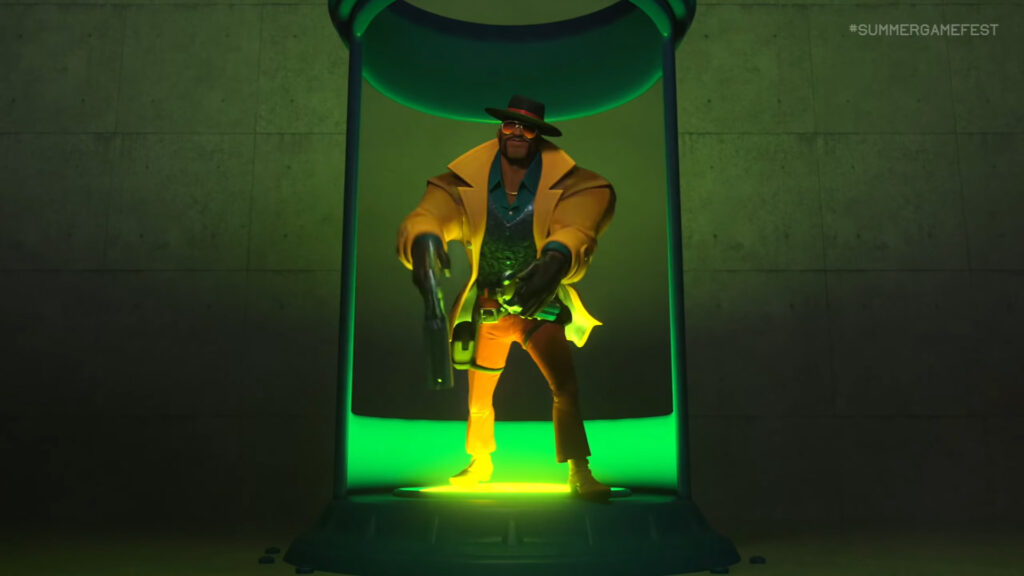 An image showing the gamplay of Last Flag, which is similar to Team Fortress 2.