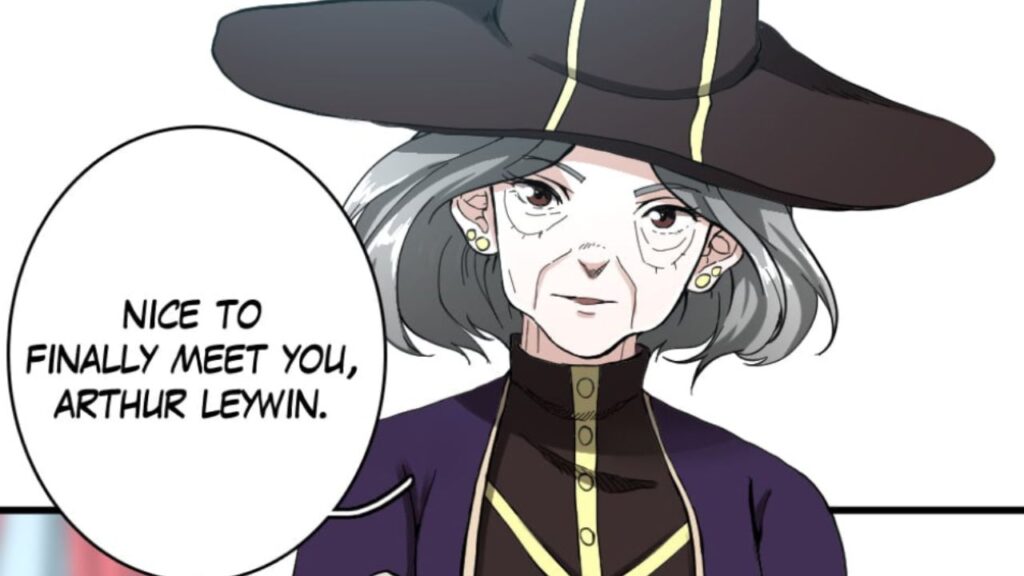 Cynthia greets Arthur in The Beginning After the End