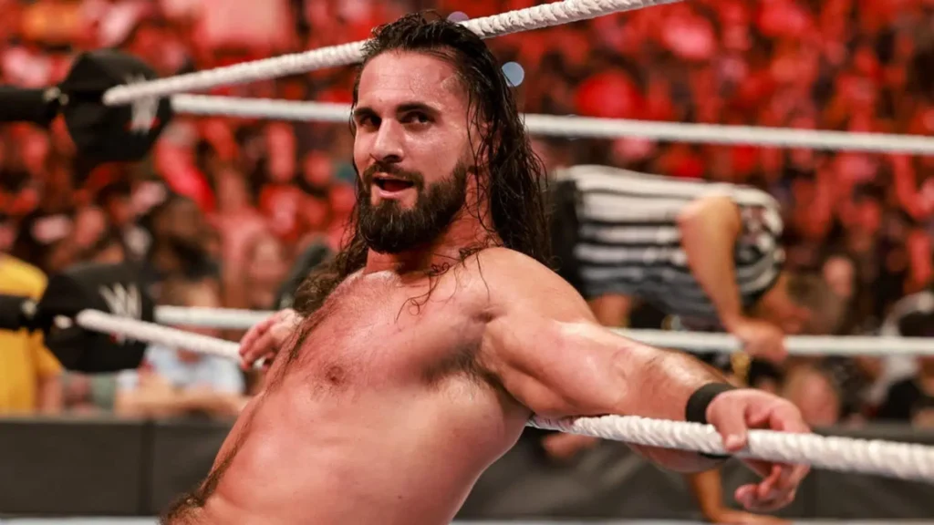 Seth Rollins during a fight.
