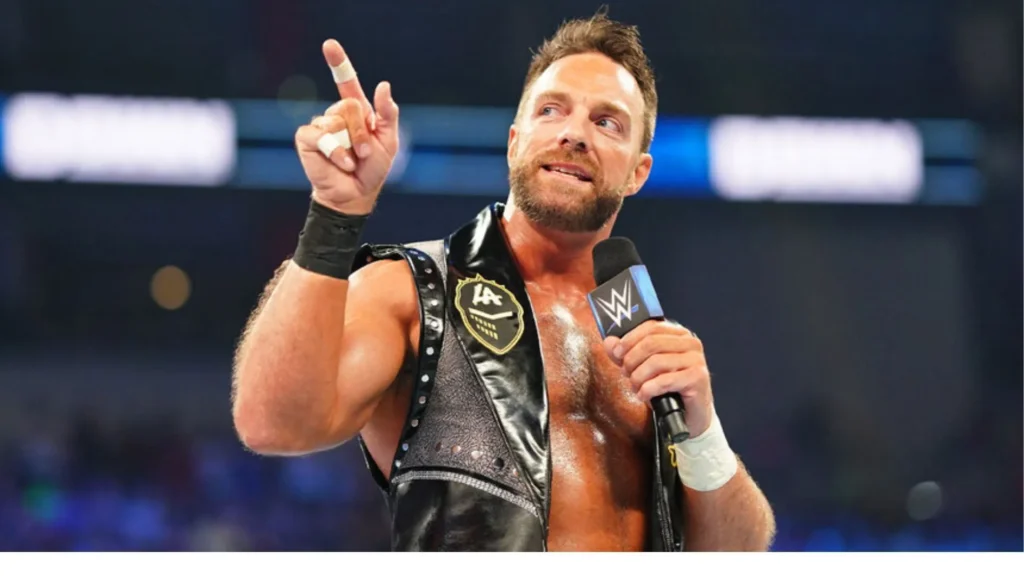 LA Knight addressing the WWE universe. 