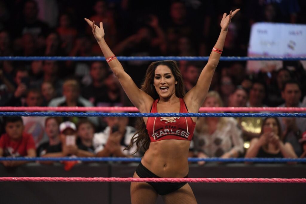With Nikki Bella’s WWE Return, Triple H Can Do the Most Diabolical Thing to John Cena 2 Nikki Bella presenting herself to the WWE universe.