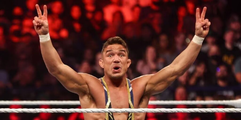 Chad Gable May Have Left Kurt Angle Behind in ‘Money in the Bank’ After Fighting Vikingo 1 Chad Gable as a WWE superstar.