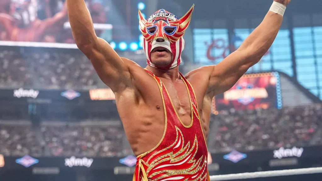 Chad Gable May Have Left Kurt Angle Behind in ‘Money in the Bank’ After Fighting Vikingo 3 Chad Gable as El Grande Americano.