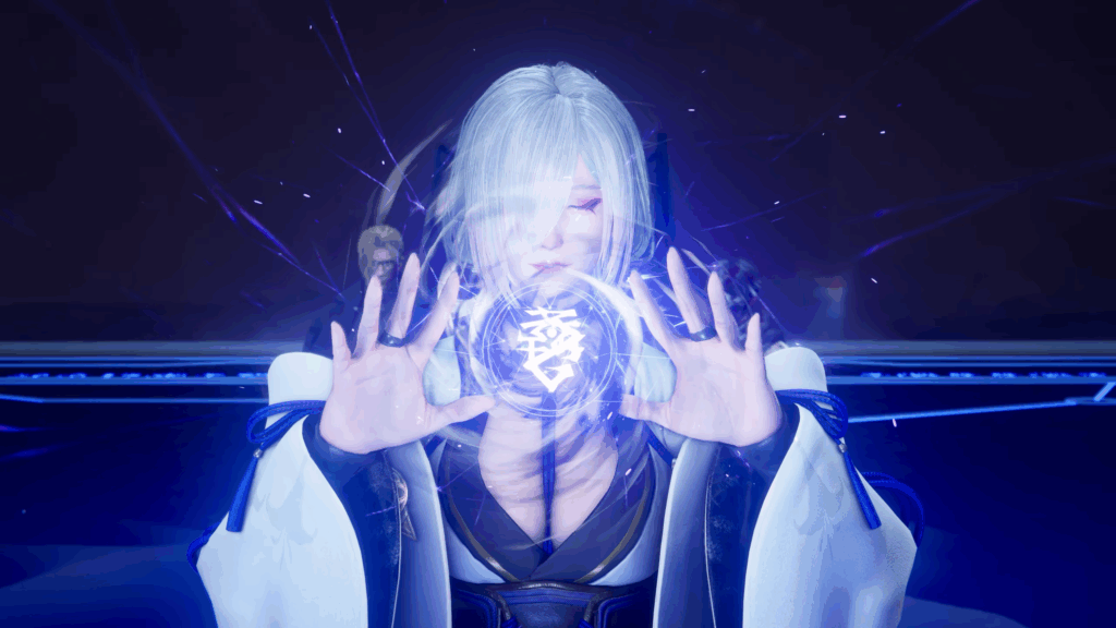 A female character in the new Ninja Gaiden 4 trailer.