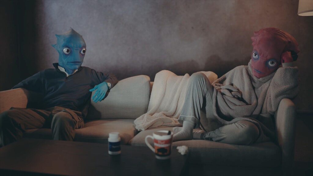 Xbox 1, PS5 0: I Thought Romeo is a Dead Man Was Funky Until I Saw High on Life 2 Trailer 4 Two goofy aliens talking in the High on Life 2 trailer.