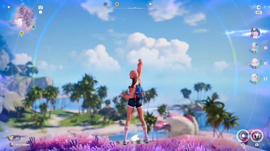 Xbox Games Showcase: ‘Aniimo’ Is Just Microsoft Fishing for a Nintendo Lawsuit 4 Aniimo gameplay screenshot showing the protagonist raise their right arm towards the sky.