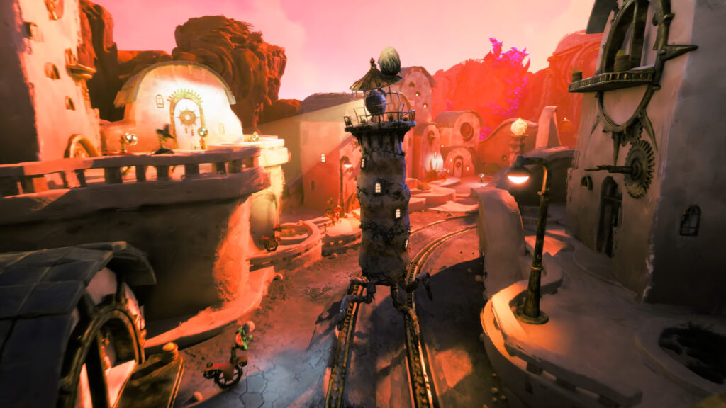 An image showing the gameplay of Keeper from Double Fine.