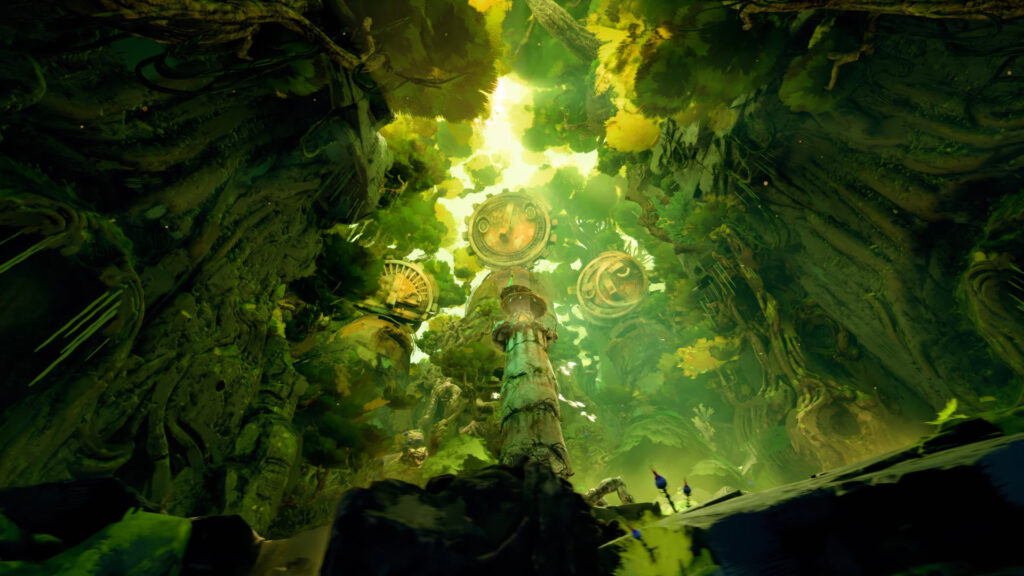 An image showing the gameplay of Keeper from Double Fine.
