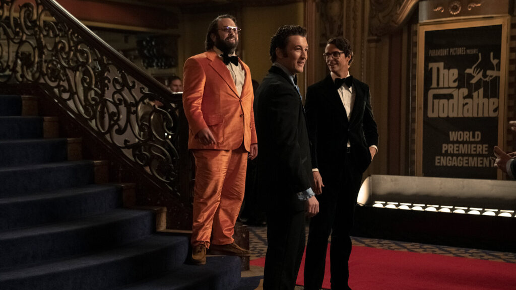 Dan Fogler, Matthew Goode and Miles Teller in The Offer