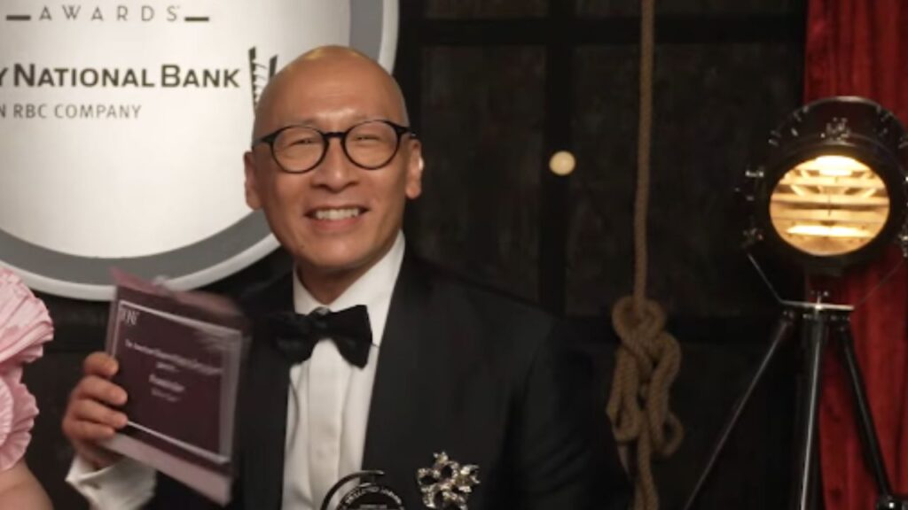 10 Most Heartwarming Moments from the Tony Awards 2025 2 Francis Jue won Best Featured Actor Awards at Tony Awards 2025