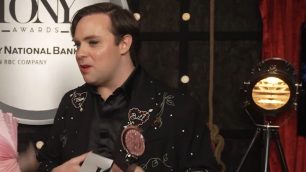 10 Most Heartwarming Moments from the Tony Awards 2025 4 Jak Malone won Tony Award 2025 for Operation Mincemeat