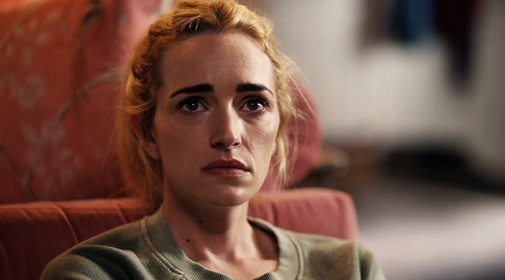 Ginny & Georgia’s Most Anticipated Hookup Was “Rewarding” for Raymond Ablack After a 5-Year Delay 4 Georgia looks scared in a still from Ginny & Georgia.