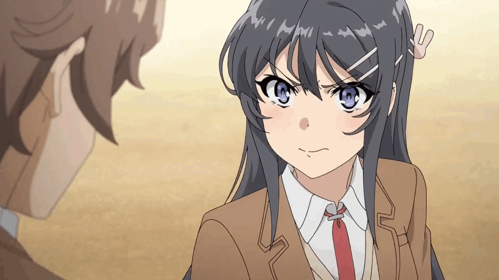 CloverWorks Might Be in Over Their Heads for Summer 2025 3 Mai Sakurajima looking angry