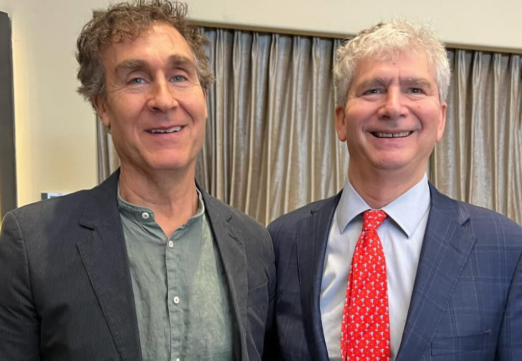 Who Is Judge Lewis Liman, Brother of Blake Lively's Close Friend and Bourne Identity Director Douglas Liman? 1 Liman brothers posing for a pic