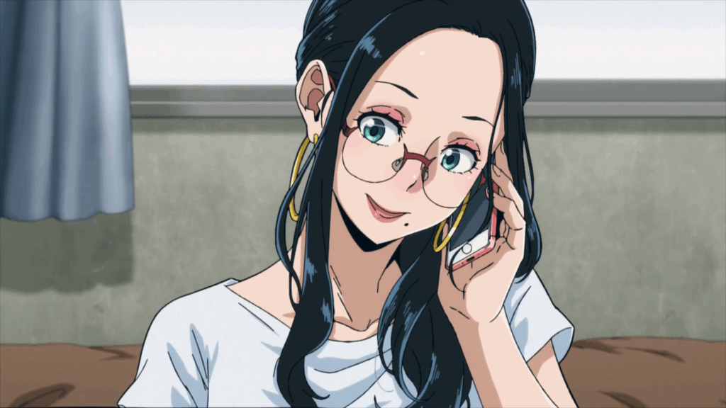 Makoto talks on the phone and tries to help Pop Step