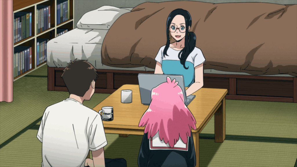 Makoto talks to Koichi and Kazuha