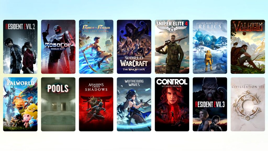 Apple’s AAA Push Proves It’s Done Playing Small in Gaming 9 A collage of cover arts of different games, showcasing Apple's growing catalog of AAA titles with native macOS support.