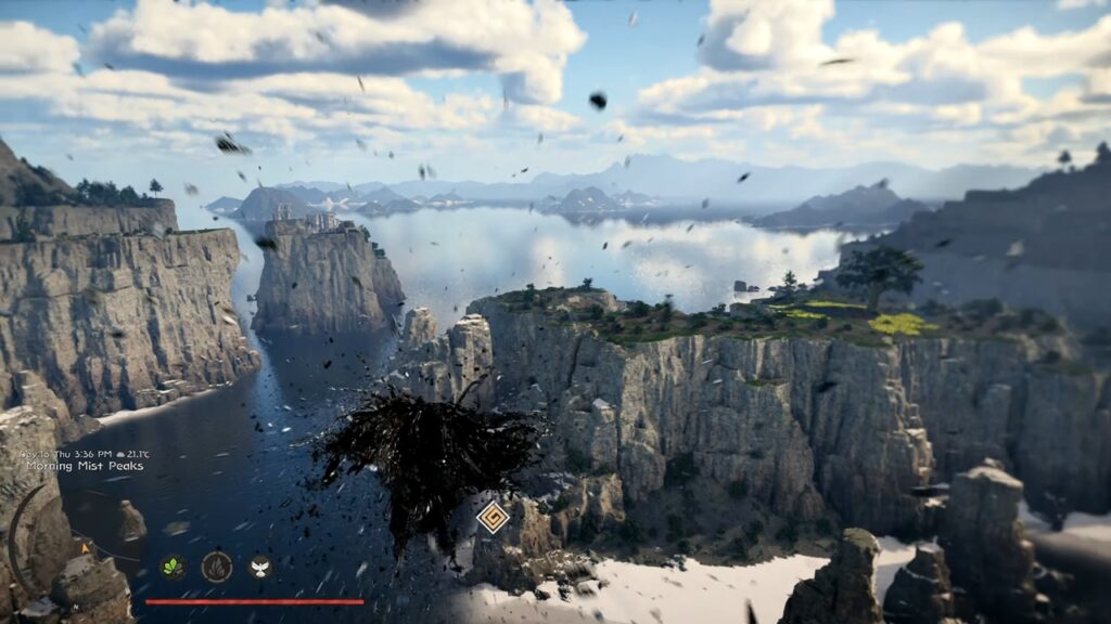 Apple’s AAA Push Proves It’s Done Playing Small in Gaming 8 A gameplay screenshot showcasing the highly detailed open world of upcoming action-adventure game Crimson Desert, running on an Apple Mac system.