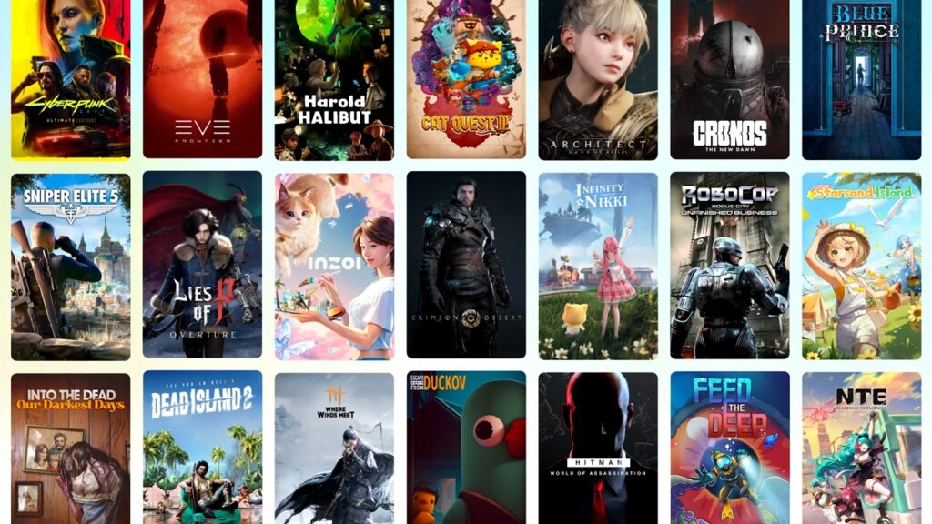 Apple’s AAA Push Proves It’s Done Playing Small in Gaming 11 A collage of cover arts of different games, showcasing upcoming game releases on macOS.