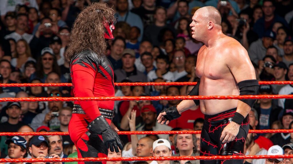 Who Was the Imposter Kane and 1 Major Mistake That Ruined His Gimmick in WWE 1 Kane vs Imposter Kane inside the WWE ring.