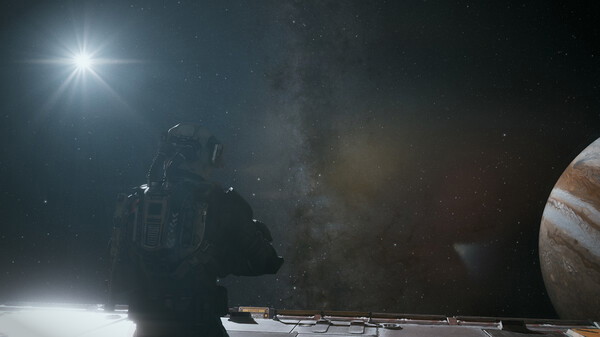 I Hope the Expanse: Osiris Reborn Doesn’t Include Andromeda in Its List of Mass Effect Influences 5 A screenshot from The Expanse: Osiris Reborn featuring the protagonist out in space.