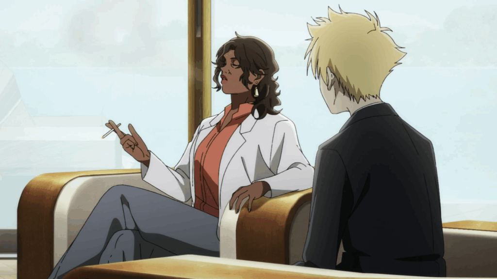 ‘Lazarus’ Cannot Bring Back Its Worst Character Who Made Me Want to Quit the Anime 9 Leland speaks to Dr. Millie