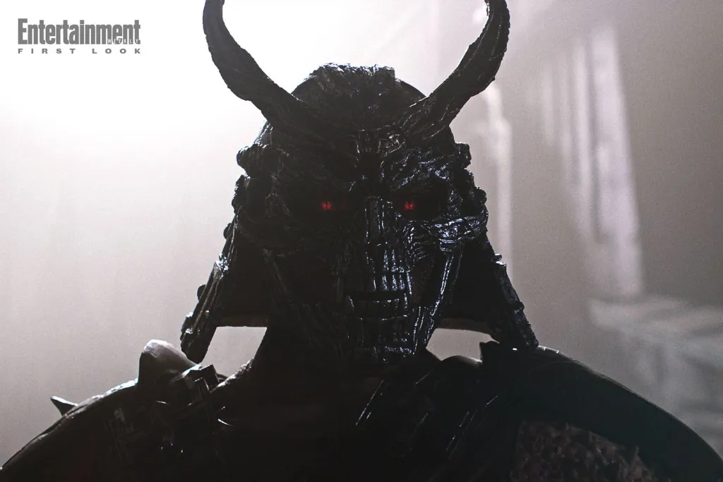 Mortal Kombat II Has to Avenge the First Film’s Biggest Sin 5 A still from Mortal Kombat II featuring a close-up of Shao Kahn.