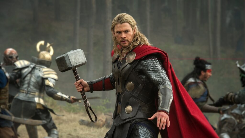 I'm a Huge Marvel Fan, But Even I Can’t Defend These 10 MCU Movies 54 Chris Hemsworth with Mjolnir in a still from Thor: The Dark World