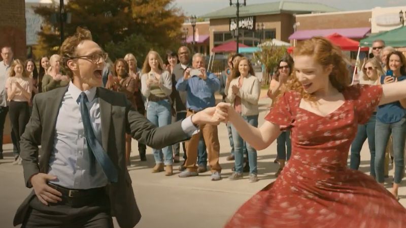 Mike Flanagan on 'The Life of Chuck': "We didn't have any money" for Nick Offerman, He Did It Anyway 3 Tom Hiddleston and Annalise Basso in The Life of Chuck