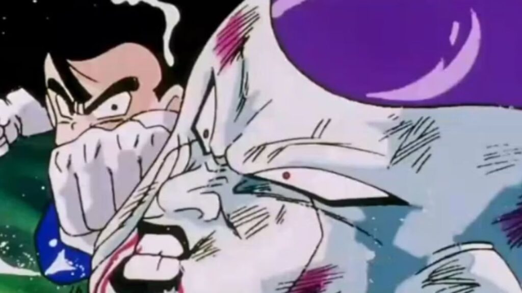 One Gohan vs Frieza Dragon Ball Z Scene Is So Legendary That I Forgot It's Just Filler 5 Gohan punches Frieza in Dragon Ball Z