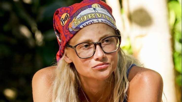 Real Reason Rob Mariano Turned Down Survivor 50 8 Kelley Wentworth listening to someone during a task in Survivor.